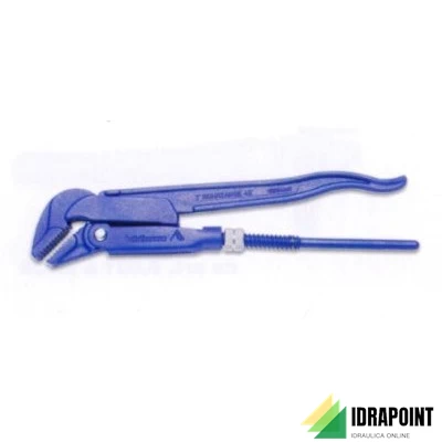 GIRATUBO ACCIAIO CR/VANADIO MOD. SVEDESE 45° X TUBO Ø 1.1/2