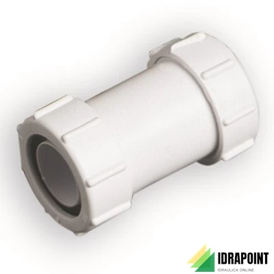 GIUNZIONE TUBO PIOMBO-PVC Ø 32x32 MM IN PLASTICA