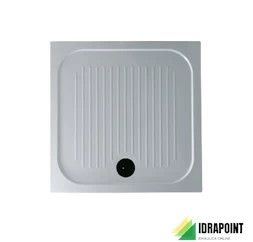 PIATTO DOCCIA FLAT 80X80 CM H=60 MM BIANCO