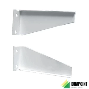 COPPIA MENSOLE FISSE BIANCO PER LAVABO LEONE