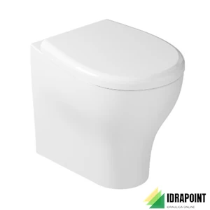 VASO A TERRA FILO PARETE - SERIE EDEN BIANCO