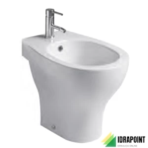 BIDET MONOFORO A PAVIMENTO - SERIE EDEN BIANCO