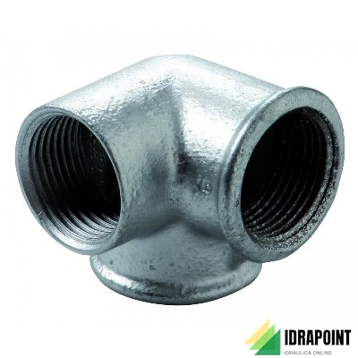 GOMITO A 3 VIE ZINCATO Ø 2