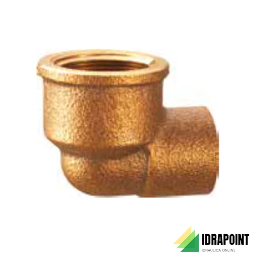 GOMITO BRONZO FILETTATO FEMMINA Ø 1/2