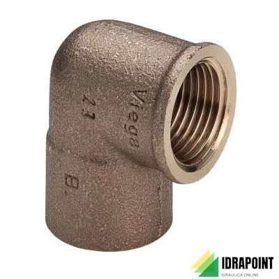 GOMITO BRONZO FILETTATO FEMMINA Ø 1/2