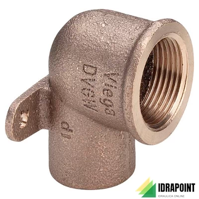 GOMITO BRONZO FILETTATO FEMMINA Ø 3/4