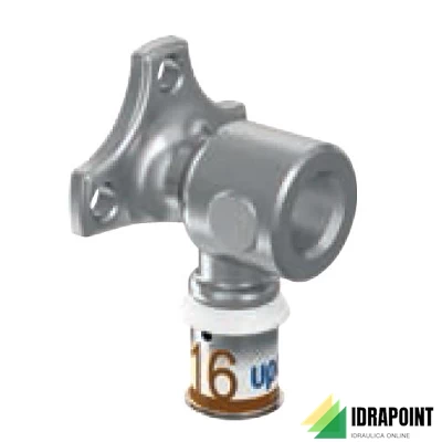 GOMITO UNIPIPE C/FLANGIA Ø 20X1/2