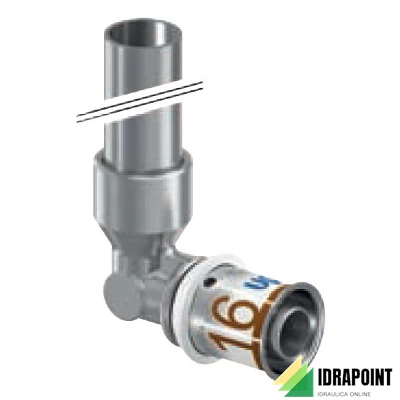 GOMITO UNIPIPE PER RADIATORE 16X350 MM