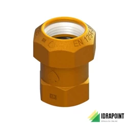 RACCORDO IN OTTONE PER TUBO PE ATTACCO F Ø 1/2