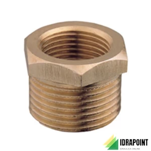RIDUZIONE IN OTTONE GIALLO Ø 3/8