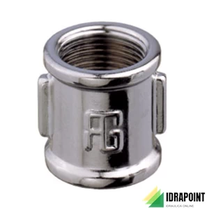 MANICOTTO OTTONE CROMATO Ø 3/8