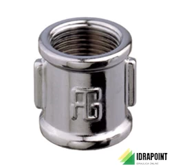 MANICOTTO OTTONE CROMATO Ø 3/8