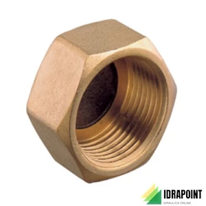 TAPPO FEMMINA IN OTTONE GIALLO Ø 3/8