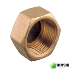 TAPPO FEMMINA IN OTTONE GIALLO Ø 3/8