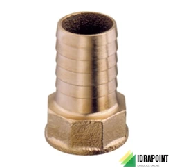 PORTAGOMMA FEMMINA EXTRA OTTONE GIALLO Ø 3/4