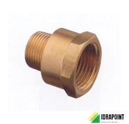 MANICOTTO RIDOTTO IN OTTONE GIALLO Ø 1/2