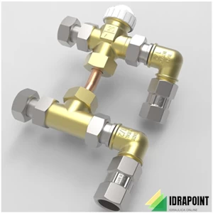 KIT IDRAULICO 3 VIE MOTORIZZABILE PER RADIANTORE NEMO