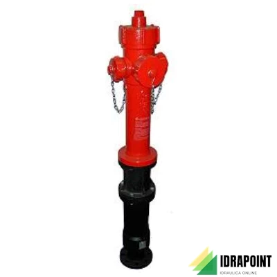 IDRANTE SOPRASUOLO DN70 2 VIE UNI 70 ATT.  MOTOPOMPA H. 1280