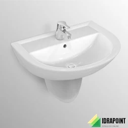 LAVABO 60X47 CM - SERIE QUARZO BIANCO