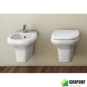 BIDET SOSPESO MONOFORO - SERIE TESI BIANCO EUROPEO