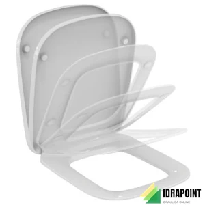 SEDILE SLIM CHIUSURA RALLENTATA ESEDRA BIANCO EUROPEO