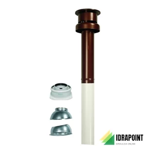 KIT VERTICALE CONCENTRICO X CALDAIA CONDENSAZIONE - Ø 60/100