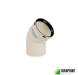 CURVA A 45° PER CALDAIA A CONDENSAZIONE - Ø 80 MM