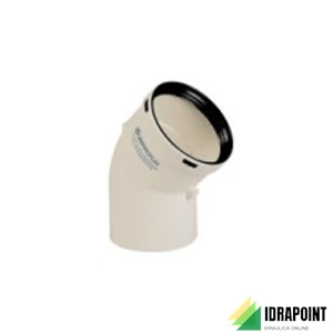 CURVA A 45° PER CALDAIA A CONDENSAZIONE - Ø 80 MM