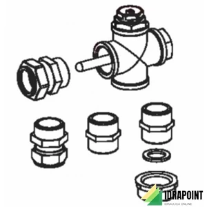 KIT COLLEGAMENTO 1 COLLETTORE PIANO CP4