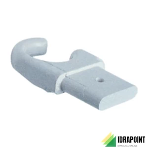 GANCIO VERTICALE PER APPENDIUNO/TRE RADIATORE TESI BIANCO