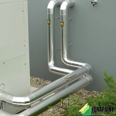 ISOLANTE AL CLAD RIVESTITO ALLUMINIO Ø 19X22 MM