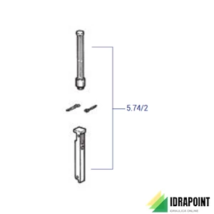 LEVA E PERNO SOLLEVAMENTO COPPIGLIE PER UNIBOX
