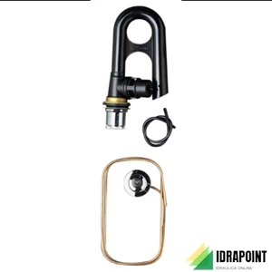 CURVA SENZA TUBO E BORCHIA CROMATO PER CASSETTA