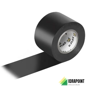 NASTRO COPRIGIUNTO IN PVC NERO H = 38 MM X 25 MT