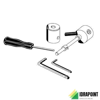 KIT RIPARAZIONE PER TUBO CON FORI FINO 10 MM - 11 MM