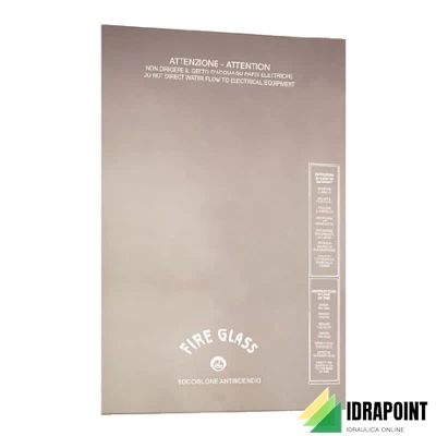 LASTRA TRASPARENTE PER CASSETTA INCASSO UNI 45 347X535 MM