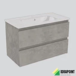 MOBILE ALLEGRA GRIGIO 60X40 CM 2 CASS. LAVABO CERAMICA