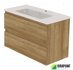 MOBILE ALLEGRA ROVERE 60X40 CM 2 CASS. LAVABO CERAMICA