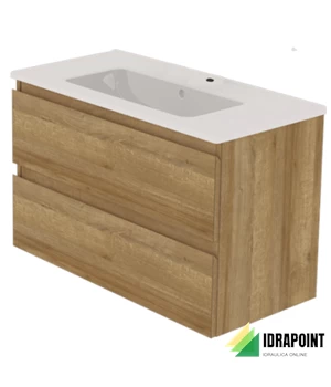 MOBILE ALLEGRA ROVERE 60X40 CM 2 CASS. LAVABO CERAMICA