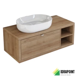 MOBILE DOMUS ROVERE 110X50 CM 1 CASS LAVABO A SINISTRA