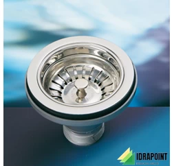 PILETTA BASKET PER LAVELLO S/TP METALIZZATA Ø 1.1/2