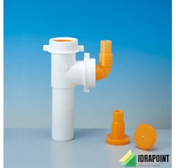 TUBO PER LAVASTOVIGLIE E LAVATRICE Ø 40 BIANCO