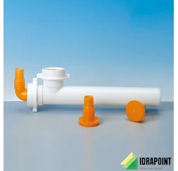 TUBO PER LAVASTOVIGLIE E LAVATRICE Ø 40 MM BIANCO