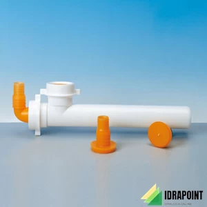 TUBO PER LAVASTOVIGLIE E LAVATRICE Ø 40 MM BIANCO