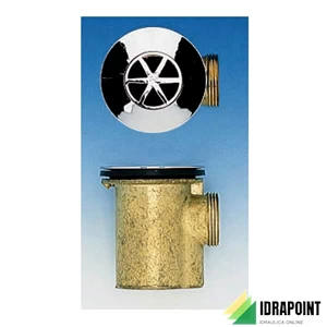 PILETTA SIFOIDE A POZZETTO PER PIATTO DOCCIA CON FLANGIA