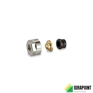 RACCORDO A COMPRESSIONE PER TUBO RAME Ø 12 MM