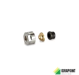 RACCORDO A COMPRESSIONE PER TUBO RAME Ø 12 MM