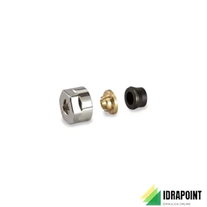 RACCORDO A COMPRESSIONE PER TUBO RAME Ø 12 MM