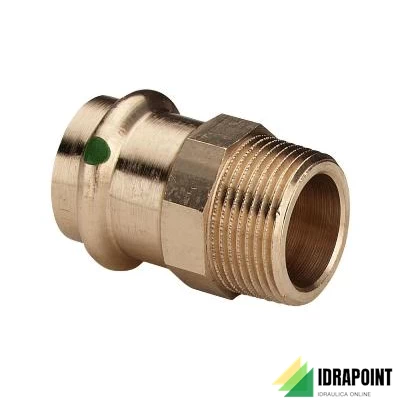 MANICOTTO FR 2211 F IN BRONZO X ACQUA Ø 1.1/4