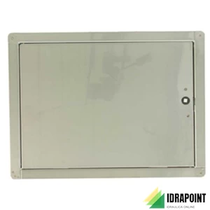 SPORTELLO X CONTATORE ACQUA IN ACCIAIO INOX 220X300 MM